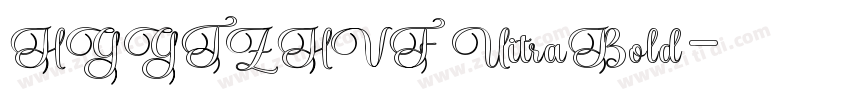 HGGTZHVF UitraBold字体转换